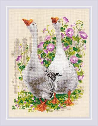 Riolis Cross Stitch - Geese