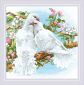 Riolis Cross Stitch - White Doves