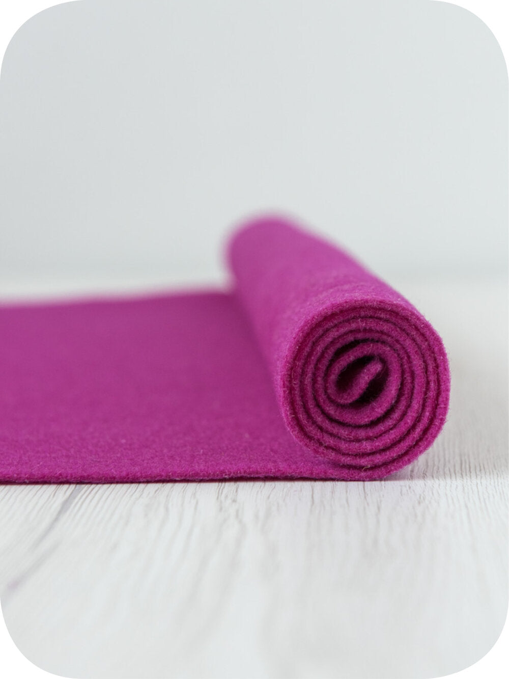 Thermoformable Wool Felt - Fuchsia