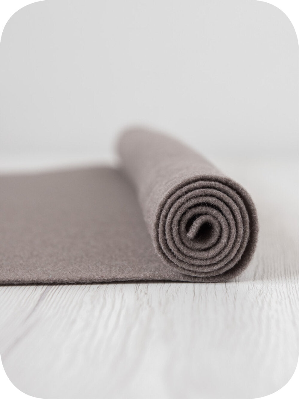 Thermoformable Wool Felt - Clay
