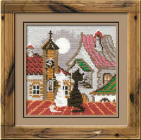 Riolis Cross Stitch - City and Cats Spring