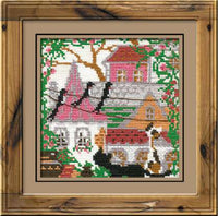 Riolis Cross Stitch - City and Cats Summer