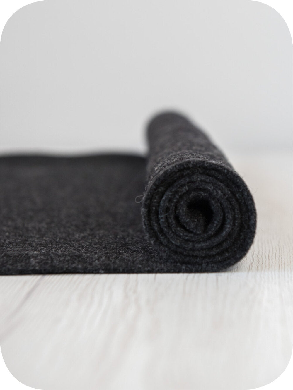 Thermoformable Wool Felt - Anthracite
