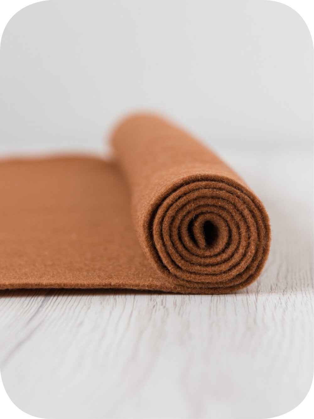 Thermoformable Wool Felt - Cinnamon