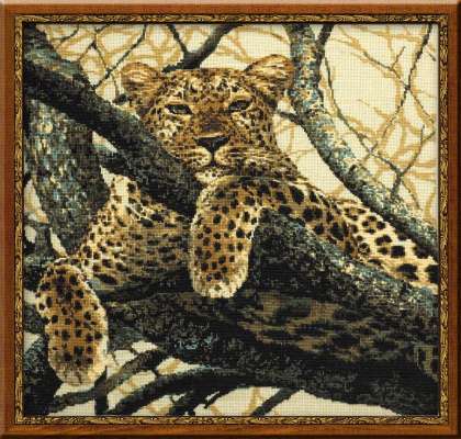 Riolis Cross Stitch - Leopard