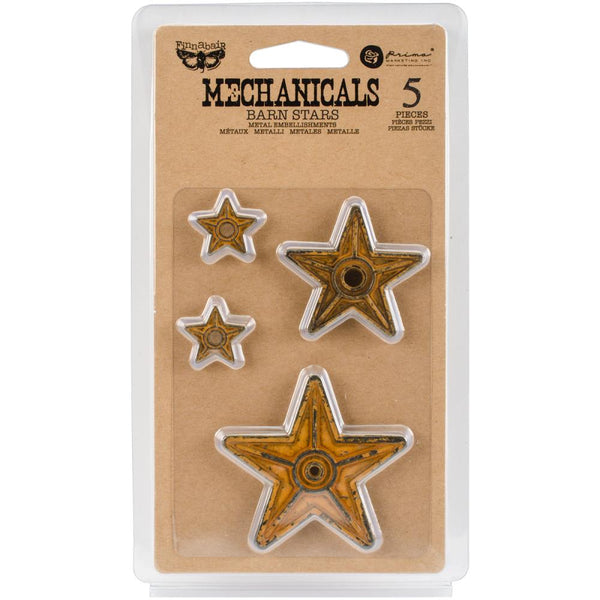 Barn Stars - Finnabair Mechanicals Metal Embellishments