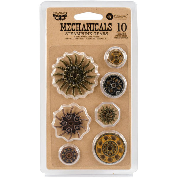 Steam Punk Gears - Finnabair Mechanicals Metal Embellishments