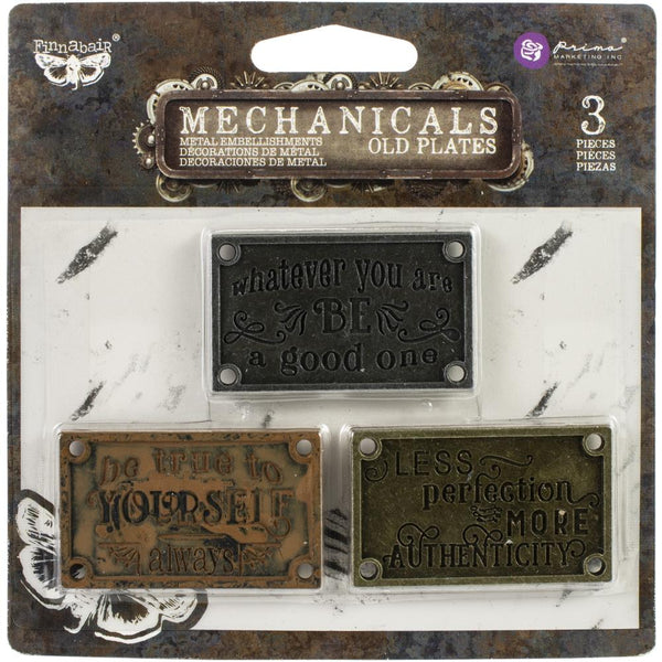 Old Plates - Finnabair Mechanicals Metal Embellishments