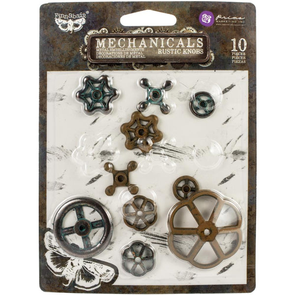 Rusty Nobs - Finnabair Mechanicals Metal Embellishments