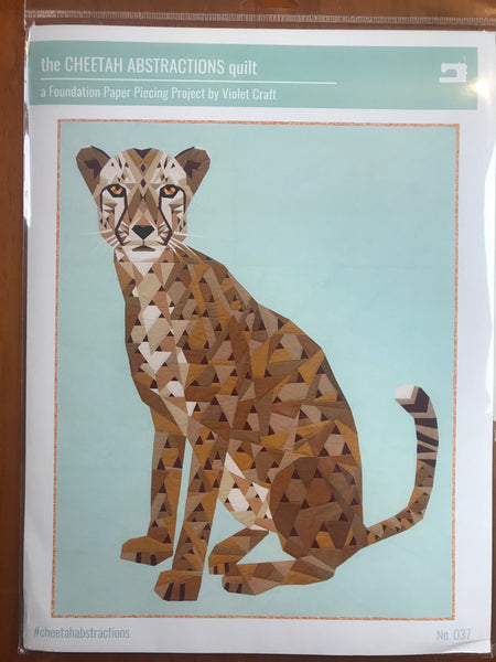 Jungle Abstractions Quilt Pattern - The Cheetah by Violet Craft
