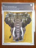 Jungle Abstractions Quilt Pattern - The Elephant by Violet Craft
