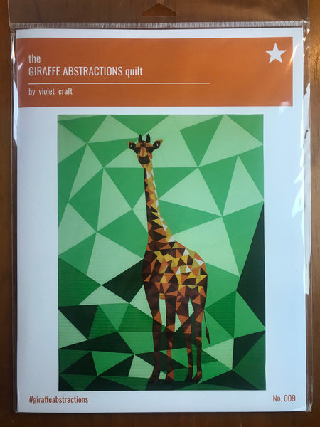 Jungle Abstractions Quilt Pattern - The Giraffe by Violet Craft
