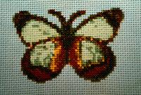 Uniquely Yours April Butterfly Cross Stitch Chart