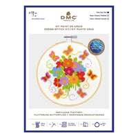 DMC Cross Stitch Kits - Flowers and Butterflies