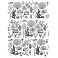 Coastal Sea Life Decor Transfer