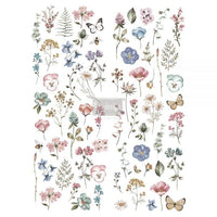 Delicate Fleur Decor Transfer