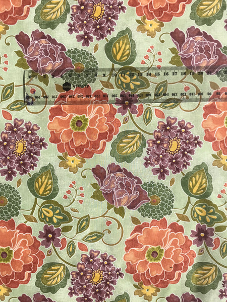 Embassy Row Floral Patchwork Cotton