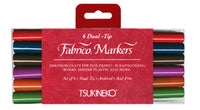 Tsukineko Fabrico Pens Set of 6 - Landscape Set