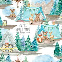 Forest Friends by Audrey Jeanne Roberts for 3 Wishes Fabric