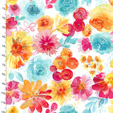 Good Vibes by Courtney Morgenstern for 3 Wishes fabric