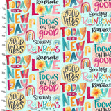 Good Vibes by Courtney Morgenstern for 3 Wishes fabric
