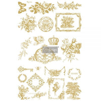 Gilded Home and Nature Decor Transfer