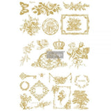 Gilded Home and Nature Decor Transfer
