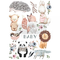 Hello Baby Decor Transfer