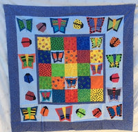 Lady Bugz and Butterfliez made from a Jan Mullins pattern