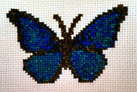 Uniquely Yours June Butterfly Cross Stitch Chart