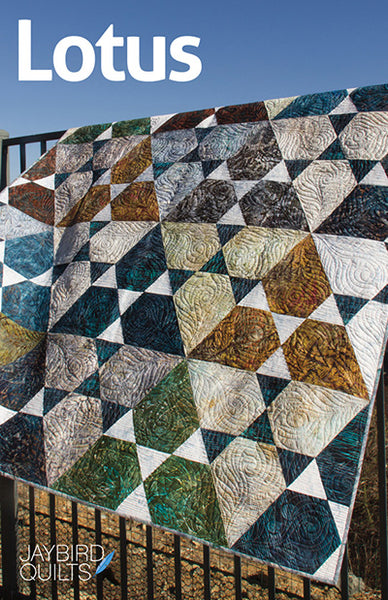 Lotus Quilt Pattern by Jaybird Quilts
