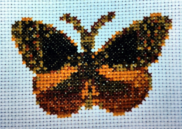 Uniquely Yours March Butterfly Cross Stitch Chart