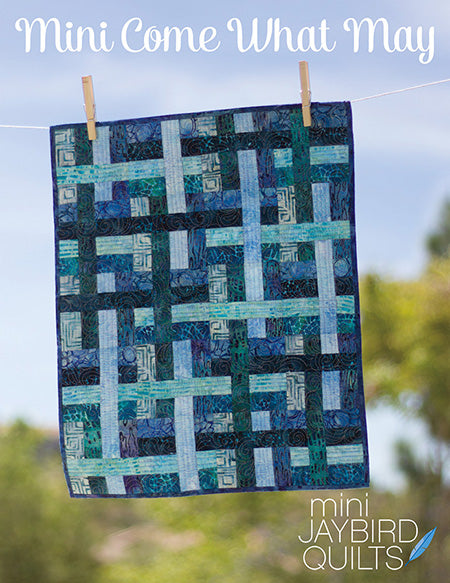 Come What May Mini Quilt Pattern by Jaybird Quilts