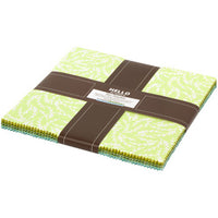 Paint Box Meadow by Elizabeth Hartman -10 inch charm pack