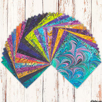Poured Colour by Paula Nadelstern - 10 inch charm squares