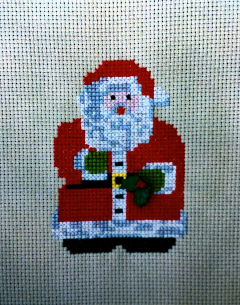 Uniquely Christmas Santa Cross Stitch Chart