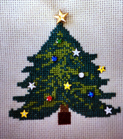 Uniquely Christmas Small Christmas Tree Cross Stitch Chart