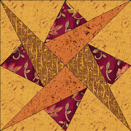 Mystery Online Block of the Month - Eruption