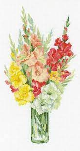 Riolis Cross Stitch - Bouquet of Gladioli