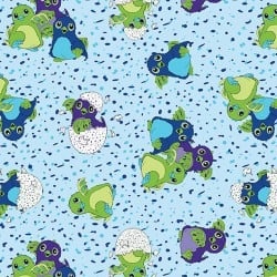 Hatchimals Cotton Patchwork Fabric by Shannon Fabrics