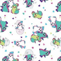 Hatchimals Cotton Patchwork Fabric by Shannon Fabrics