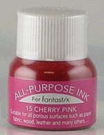 15 Cherry Pink Tsukineko All Purpose Ink 15mls