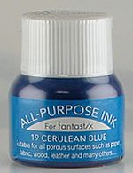 19 Cerulean Blue Tsukineko All Purpose Ink 15mls