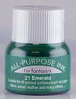 21 Emerald Tsukineko All Purpose Ink 15mls