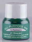 21 Emerald Tsukineko All Purpose Ink 15mls