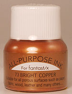 73 Bright Copper Tsukineko All Purpose Ink 15mls