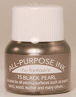 75 Black Pearl Tsukineko All Purpose Ink 15mls