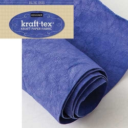 kraft-tex® Designer Colors Hand-Dyed & Prewashed Rolls - Blue Iris