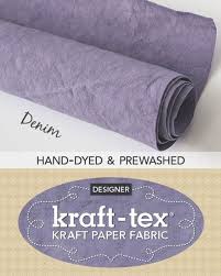 kraft-tex® Designer Colors Hand-Dyed & Prewashed Rolls - Denim