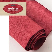 kraft-tex® Designer Colors Hand-Dyed & Prewashed Rolls - Marsala